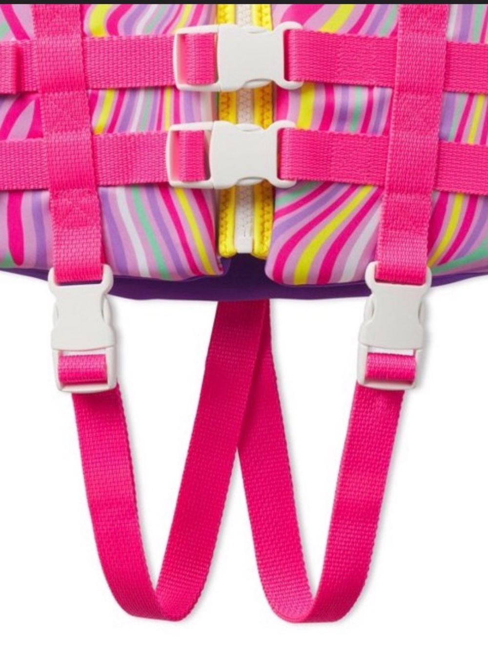 Speedo Pink/Purple Swirl Kids' Life Jacket Vest-Child Swim Safety 33-55 lbs NWT - Picture 3 of 8